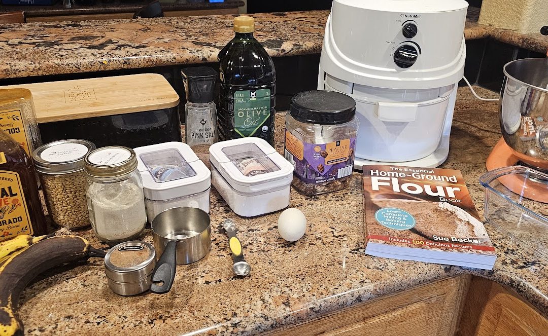 Banana Bread Recipe Using Freshly Milled Wheat